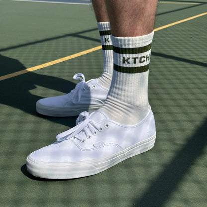 Retro Revival Pickleball Socks (Green)