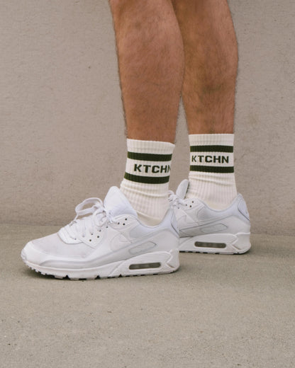 Retro Revival Pickleball Socks (Green)