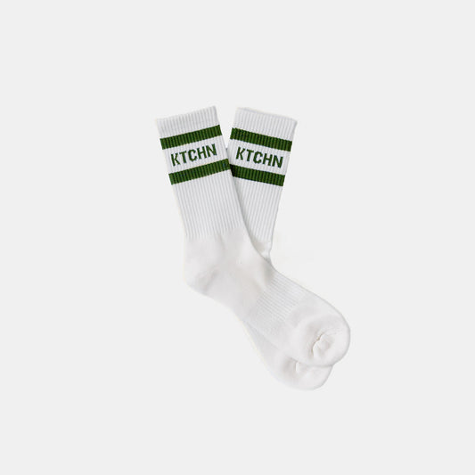 Retro Revival Pickleball Socks (Green)