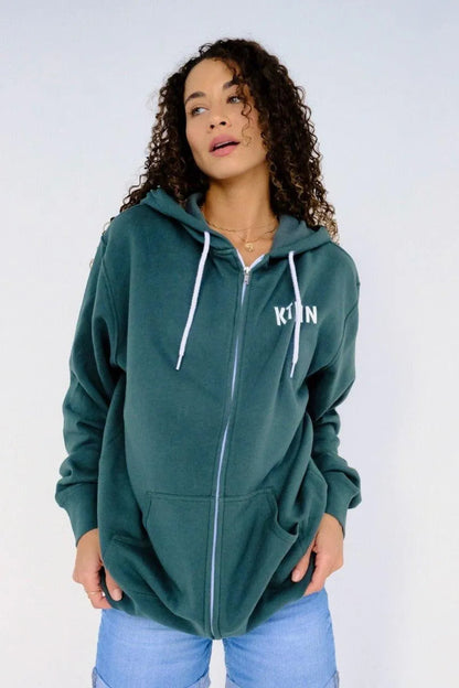 Sunday Morning Zip Pickleball Hoodie