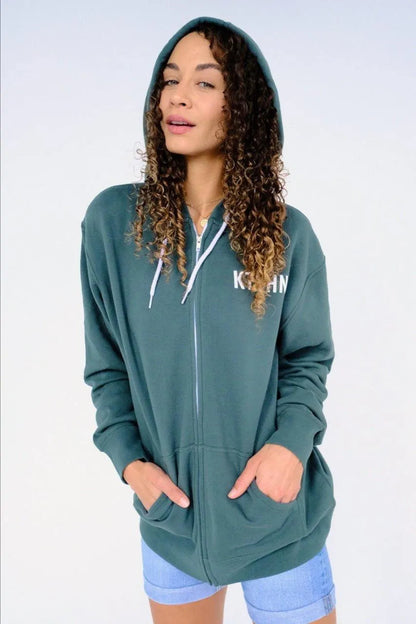 Sunday Morning Zip Pickleball Hoodie