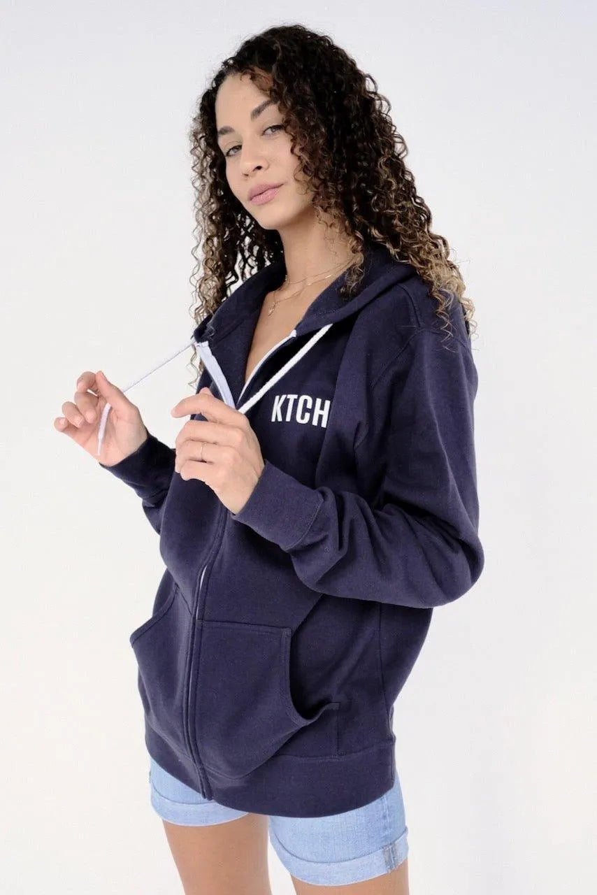 Sunday Morning Zip Pickleball Hoodie