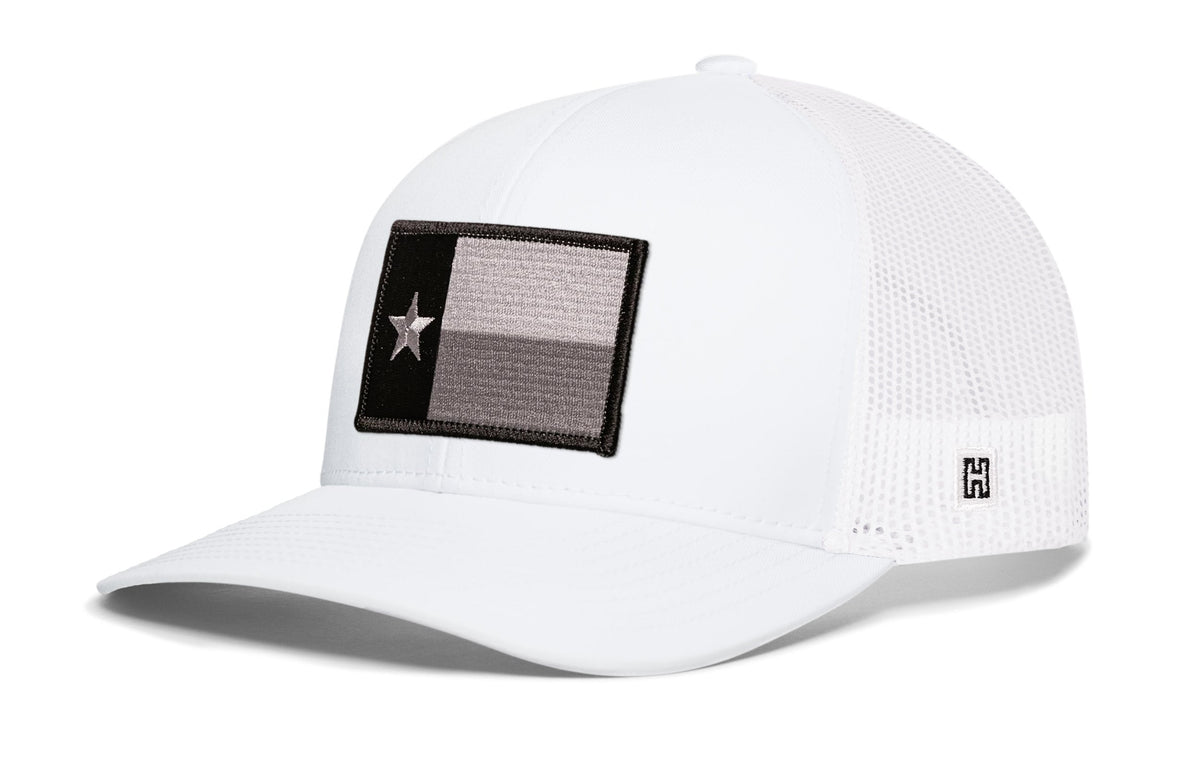 Texas Flag Trucker Hat  |  Black TX Snapback