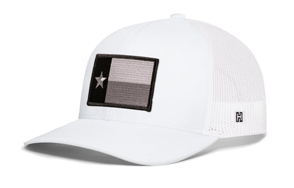 Texas Flag Trucker Hat  |  Black TX Snapback